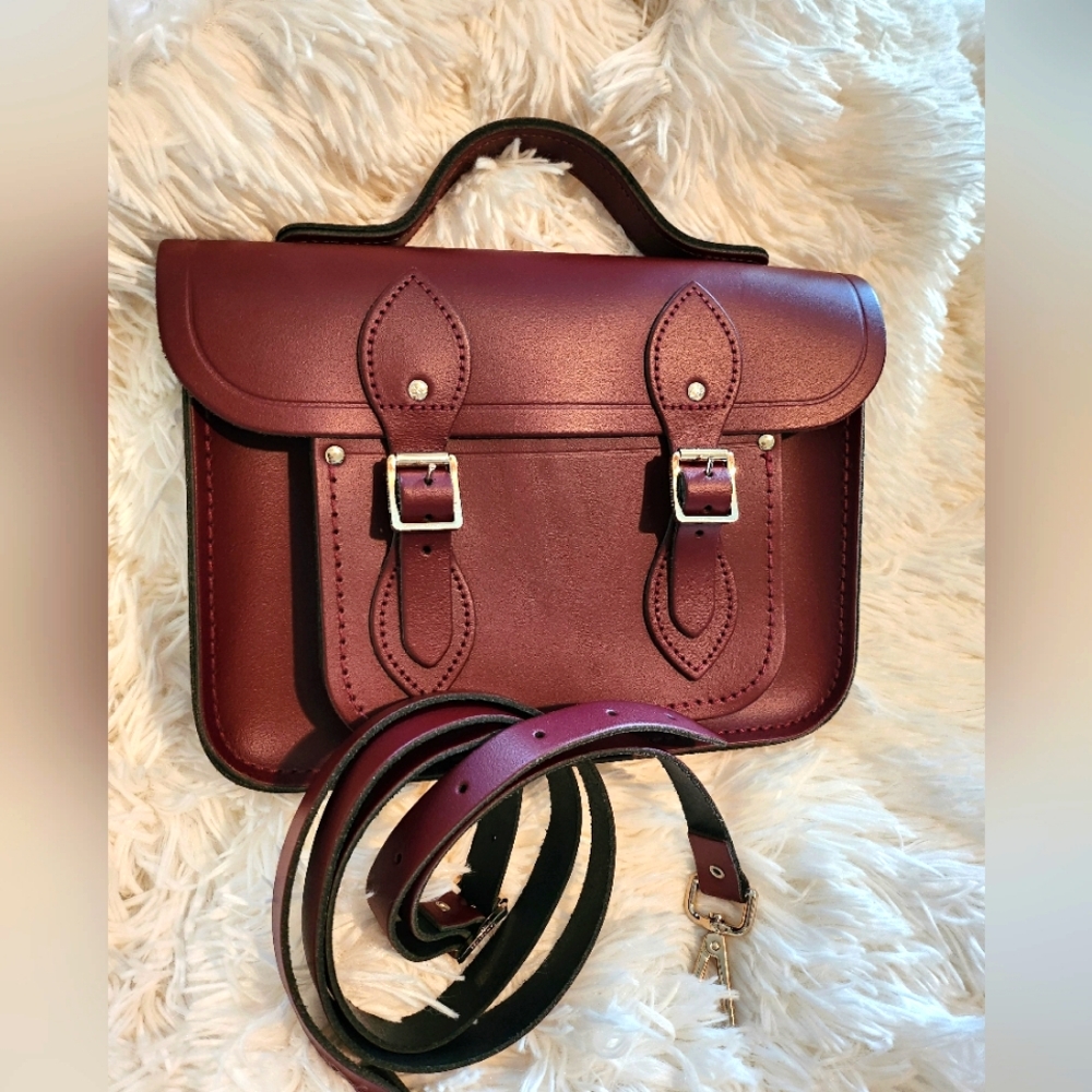 NEW Cambridge Satchel - Leather-Oxblood